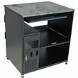 Mobile PC Cart with Locking CPU Storage