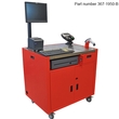 Deluxe Mobile Point-of-Sale Cart