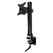 Desk Clamp Mount, Double Pivot Monitor Solution, Fixed Pole Clamp