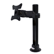 Grommet Mount, Articulating Arm, Fixed Pole Clamp