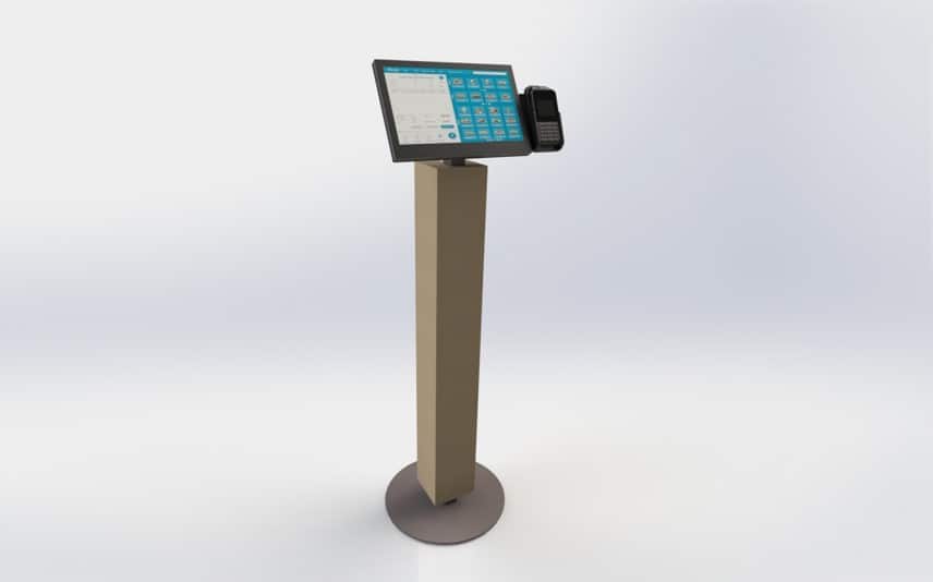 kiosk stand