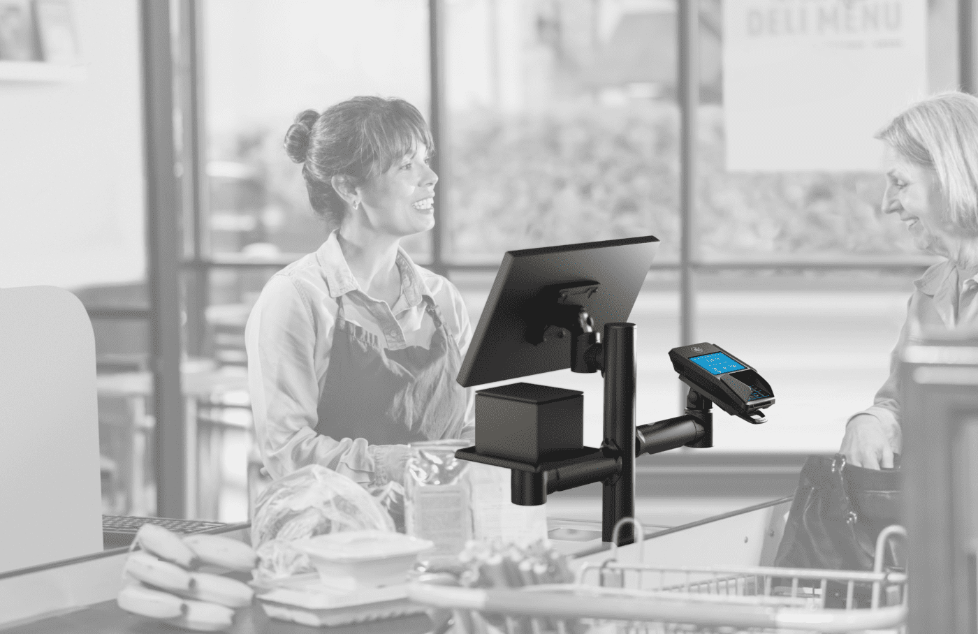 MM-1000 POS Display in Grocery/Retail